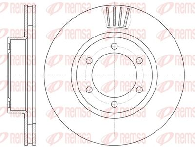 Brake Disc REMSA 6706.10