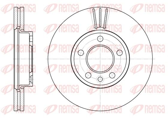 REMSA 6708.10 Brake Disc