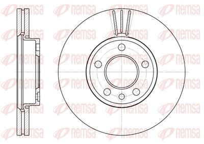 Brake Disc REMSA 6708.10