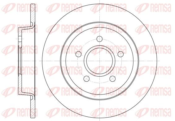 REMSA 6712.00 Brake Disc