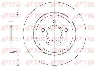 Brake Disc REMSA 6712.00
