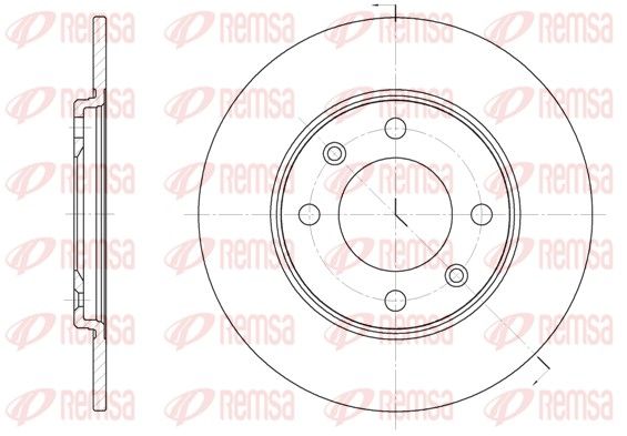 REMSA 6714.00 Brake Disc