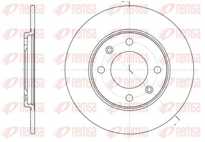 Brake Disc REMSA 6714.00
