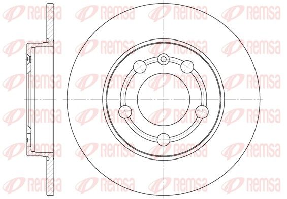 REMSA 6718.00 Brake Disc
