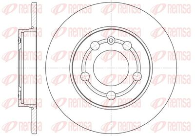 Brake Disc REMSA 6718.00