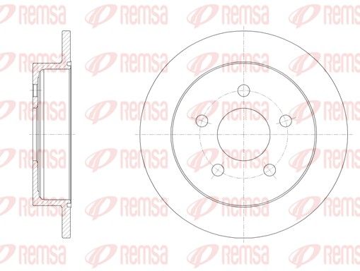 REMSA 6719.00 Brake Disc