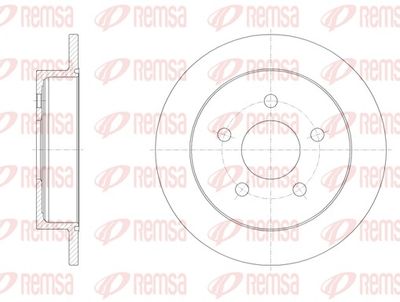 Brake Disc REMSA 6719.00