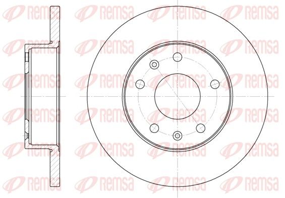 REMSA 6721.00 Brake Disc