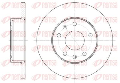 Brake Disc REMSA 6721.00