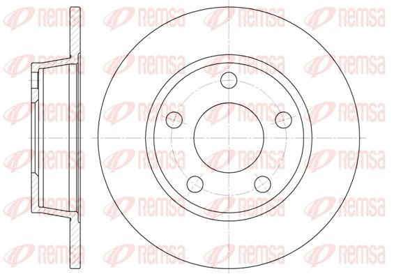 REMSA 6723.00 Brake Disc