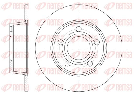 REMSA 6724.00 Brake Disc