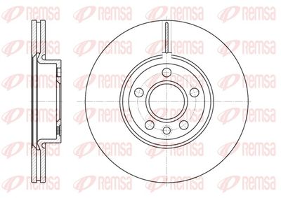 Brake Disc REMSA 6728.10