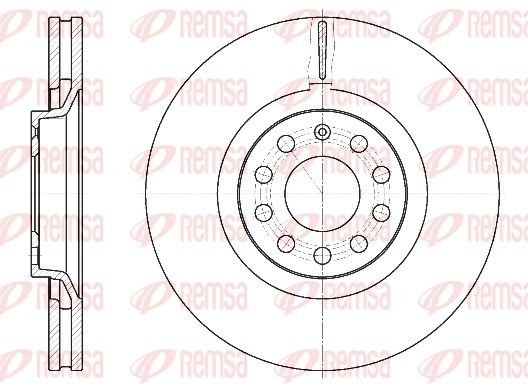 REMSA 6730.10 Brake Disc