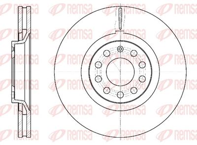 Brake Disc REMSA 6730.10