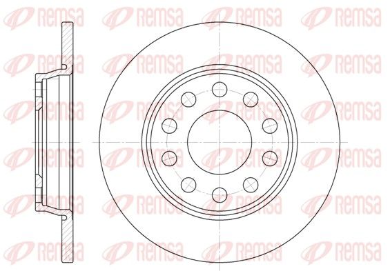 REMSA 6731.00 Brake Disc