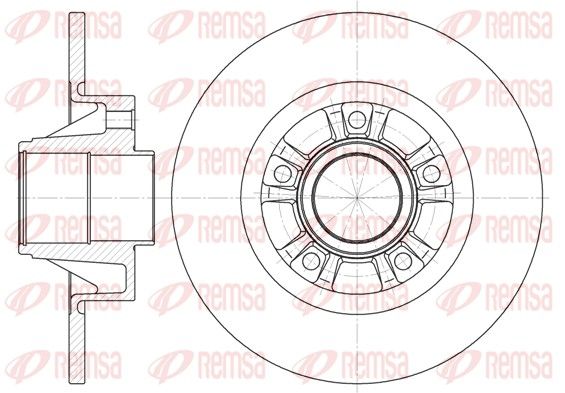 REMSA 6733.00 Brake Disc