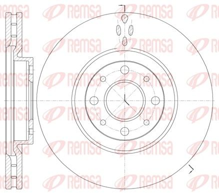 REMSA 6734.10 Brake Disc