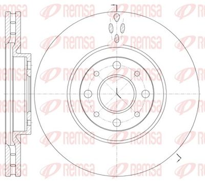 Brake Disc REMSA 6734.10