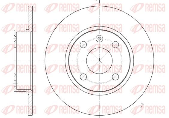 REMSA 6738.00 Brake Disc