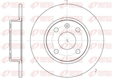 Brake Disc REMSA 6738.00