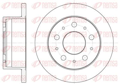 Brake Disc REMSA 6741.00