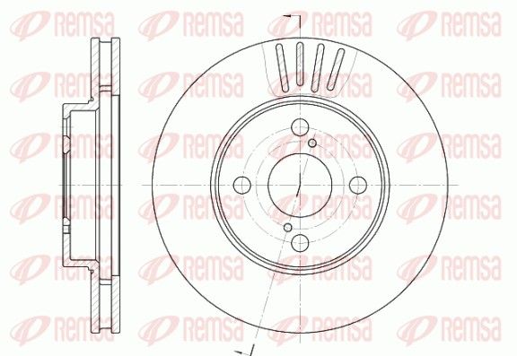 REMSA 6742.10 Brake Disc