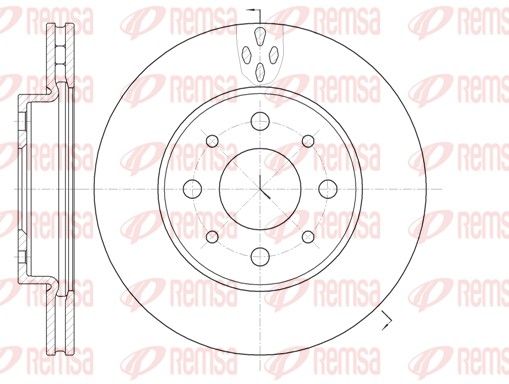 REMSA 6745.10 Brake Disc
