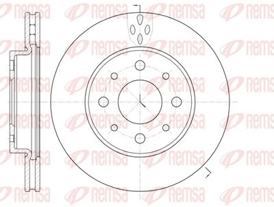 Brake Disc REMSA 6745.10