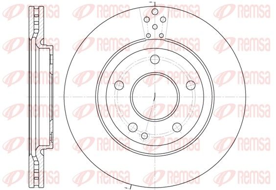 REMSA 6748.10 Brake Disc