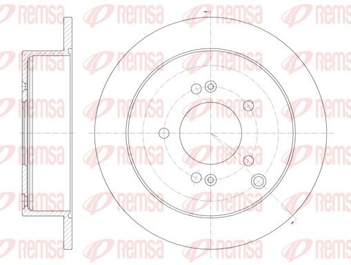 REMSA 6756.00 Brake Disc