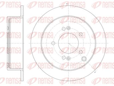Brake Disc REMSA 6756.00