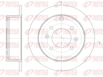 Brake Disc REMSA 6757.00