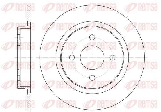 REMSA 6759.00 Brake Disc