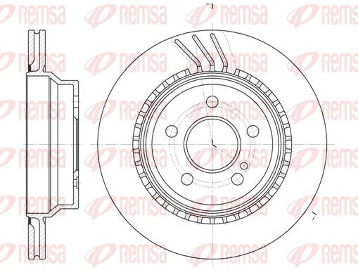 REMSA 6760.10 Brake Disc