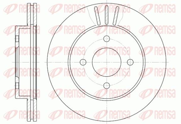REMSA 6761.10 Brake Disc