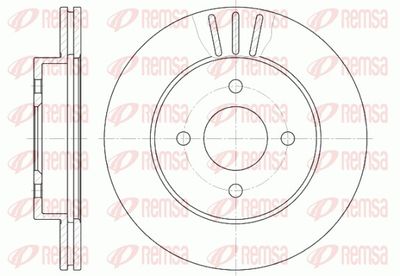 Brake Disc REMSA 6761.10