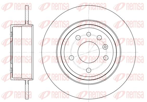 REMSA 6764.00 Brake Disc