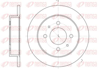 Brake Disc REMSA 6765.00