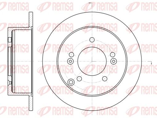 REMSA 6766.00 Brake Disc