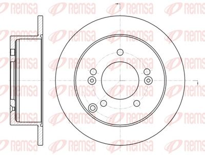 Brake Disc REMSA 6766.00