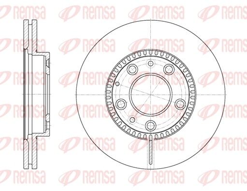 REMSA 6767.10 Brake Disc