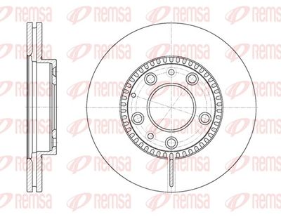 Brake Disc REMSA 6767.10