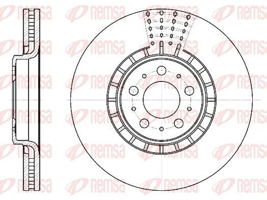 REMSA 6768.10 Brake Disc