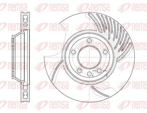 REMSA 6769.10 Brake Disc