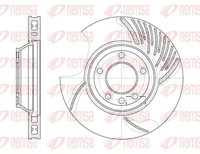 Brake Disc REMSA 6769.10