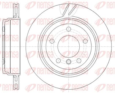 Brake Disc REMSA 6772.10