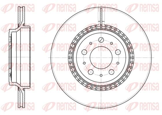 REMSA 6777.10 Brake Disc