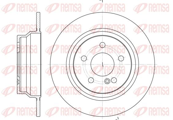 REMSA 6787.00 Brake Disc