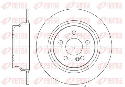 Brake Disc REMSA 6787.00