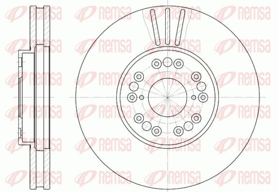 REMSA 6793.10 Brake Disc